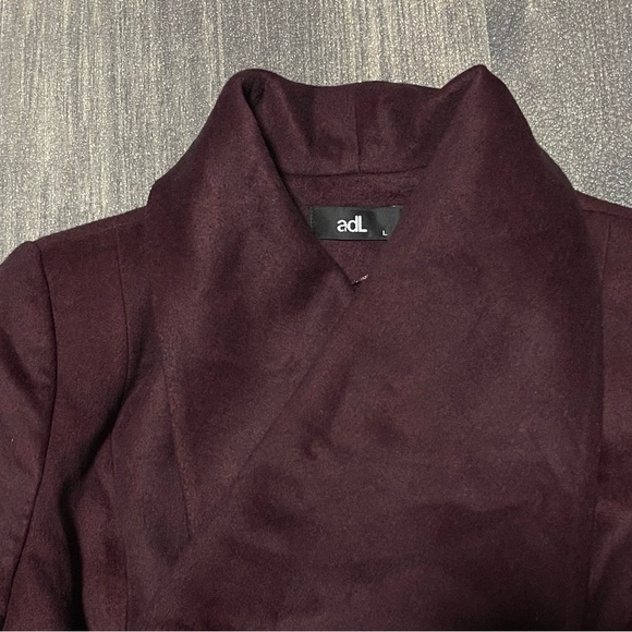 Maroon/dark purple coat from ADL. Size L in perfect condition - Picture 4 of 6